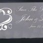 100 Save The Date Tags, Engraved Key Tags