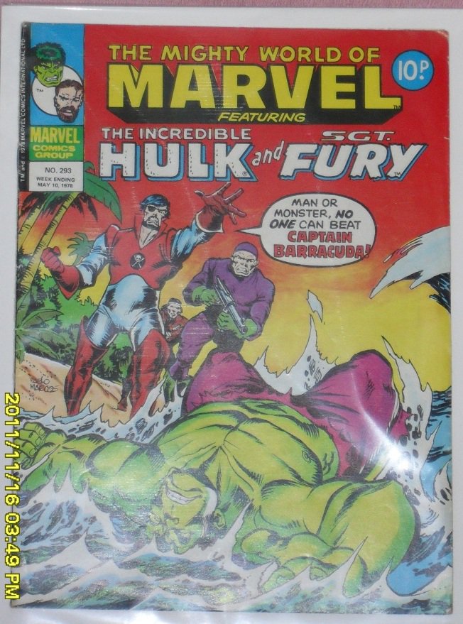 Hulk Comic by Marvel (1978) Issue No 293