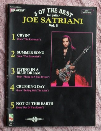 Joe Satriani 5 of the Best guitar tablature