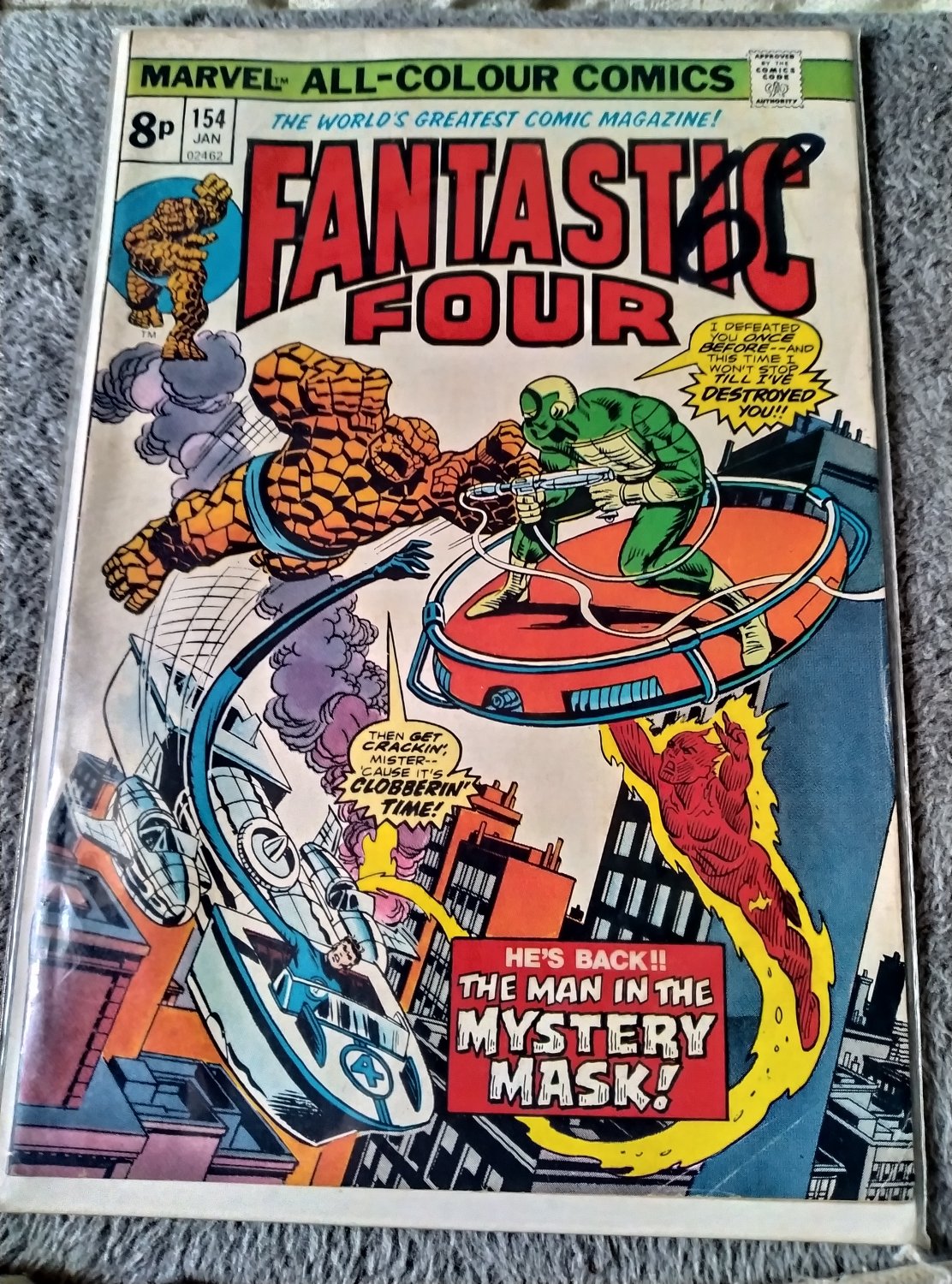 Fantastic Four Issue 154 (Rare UK Variant)