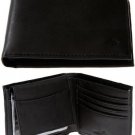 JOSEPH ABBOUD MEN'S LEATHER PASSCASE WALLET, BLACK, BI-FOLD - Great Gift Item !!