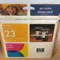 Genuine OEM HP 23 Tri-color Inkjet Cartridge Twin Pack