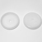 1-3/4" Wrought Iron Chair Disk Cap Glides (Set of 8)