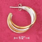 TWO-TONE HALF HOOPS (EA-3549)