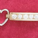 CUBIC ZIRCONIA HEART TENNIS BRACELET (BR-2791)