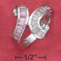 PINK & CLEAR CUBIC ZIRCONIA RING