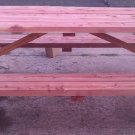 Unfinished pine picnic tables 6ft