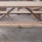 Nominal (1 3/4" thick) aromatic Eastern red cedar picnic table 6ft