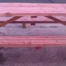 True (2" thick) aromatic Eastern red cedar picnic table 6ft