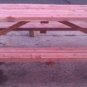 True (2" thick) aromatic Eastern red cedar picnic table 6ft