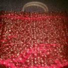 Handmade quilted brocade purse
