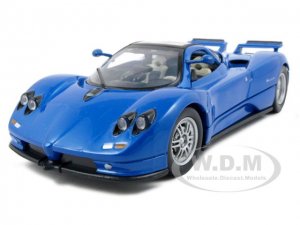 PAGANI ZONDA C12 BLUE 1:24 DIECAST MODEL CAR
