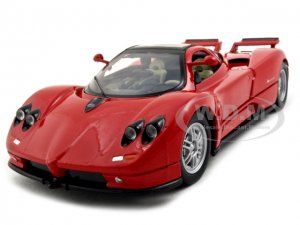PAGANI ZONDA C12 RED 1:24 DIECAST MODEL CAR
