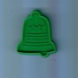 Old Vintage Plastic Hallmark Cookie Cutter Cutters ~ Small Green Bell with Handle