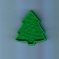 Vintage Plastic Hallmark Cookie Cutter Small Pine Evergreen Christmas Tree with Handle locupst