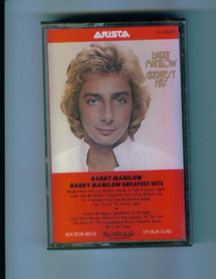 Barry Manilow Barry Manilow Greatest Hits Cassette Arista