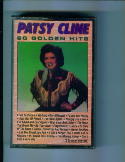 Patsy Cline 20 Golden Hits Music Cassette