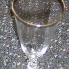 Service For Four Tiffin Franciscan Sarita Crystal Glasses Stemware - Juice 6 1/8" Rare