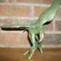 Painted Enamel Brass Eagle Figurine