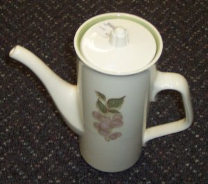 Taylor Smith & Taylor Taylorstone Concord Coffee Pot with Lid 1968 China Dinnerware