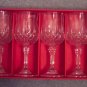 Cristal D'arques 17.5 CL Longchamp Crystal Wine Glasses Stemware Set of 6 In Original Box