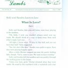 Wee Lambs Volume 33 No. 27 July 7 1996 ~ Rod and Staff Publishers ~ Back Issue Leaflet