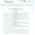 Wee Lambs Volume 33 No. 32 August 11 1996 ~ Rod and Staff Publishers ~ Back Issue Leaflet