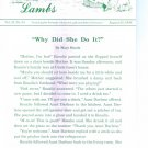WEE LAMBS Volume 33 No. 34 August 25 1996 ~ Rod and Staff Publishers ~ Back Issue Leaflet