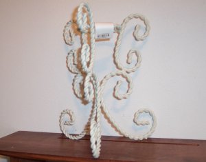 Vintage Shabby Chic Chippy Painted White Candle Holder locw20 Cottage French Country