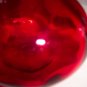 Elegant Hand Blown Red Clear Glass Pitcher Vintage Glassware Depression Era loc33