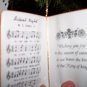 Vintage Silent Night Holy Night Vinyl Book Ornament Old Ornaments ORN5 box3