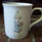 Precious Moments The Earth Is The Lord's Coffee Cup Mug 1985