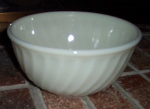 Anchor Hocking FireKing Fire King Ivory Swirl 8 Inch Mixing Bowl #1 Replacement