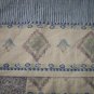 1 Pair of Blue Striped Southwest Pattern Vintage Pillowcases Pillow Case Linens locationw8