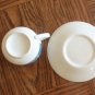 Blue Currier & Ives Flat Cup & Saucer Set by Royal Dinnerware Box19