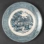 Blue Currier & Ives Bread & Butter Plate 6 3/8" Harvest Scene by Royal Dinnerware Location20