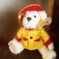 Brass Button Bear Russel Yellow Raincoat Bear Plush Stuffed Animal Toy location94