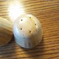 Monmouth Pottery Mojave Pattern Line Salt & Pepper Shaker Set Western Stoneware locationO6