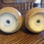 Monmouth Pottery Mojave Pattern Line Salt & Pepper Shaker Set Western Stoneware locationO6