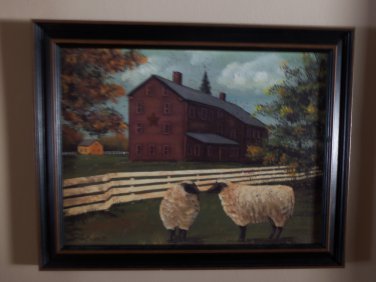 Hancock Sheep by artist Pam Britton locationupst