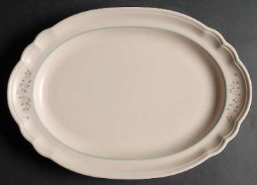 Pfaltzgraff 14 3/4 Oval Serving Platter Remembrance Retired Dinnerware Dishes location149