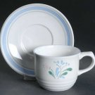 Yamako Fascino Flat Cup and Saucer Set Dish Retired Dinnerware Dishes location26