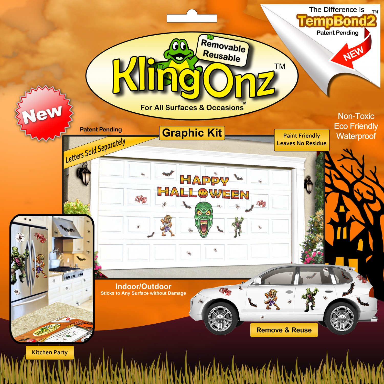 Halloween Reusable Decal Stickers