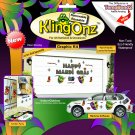 Mardi Gras Reusable Decal Stickers