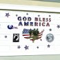 Patriotic USA Reusable Decal Stickers
