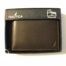 NAUTICA Billetera Cuero Marron (Brown Leather Wallet)