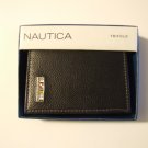NAUTICA Billetera Cuero Negro (Black Leather Wallet)