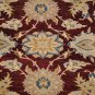 NEW 4x6 WOOL AREA RUG VEGETABLE DYE PERSIAN WINE IVORY