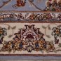 2.5x12 RUNNER ORIENTAL HANDMADE LT BLUE IVORY WOOL SILK