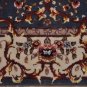 2.8x9 RUNNER ORIENTAL HANDMADE BLUE IVORY WOOL SILK